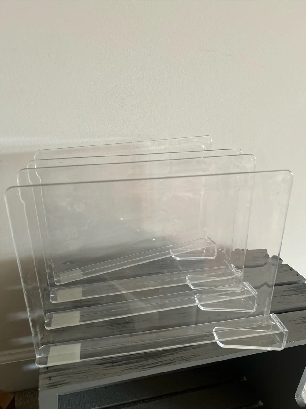 Clear Acrylic Shelf Divider for Closet Organization - Transparent